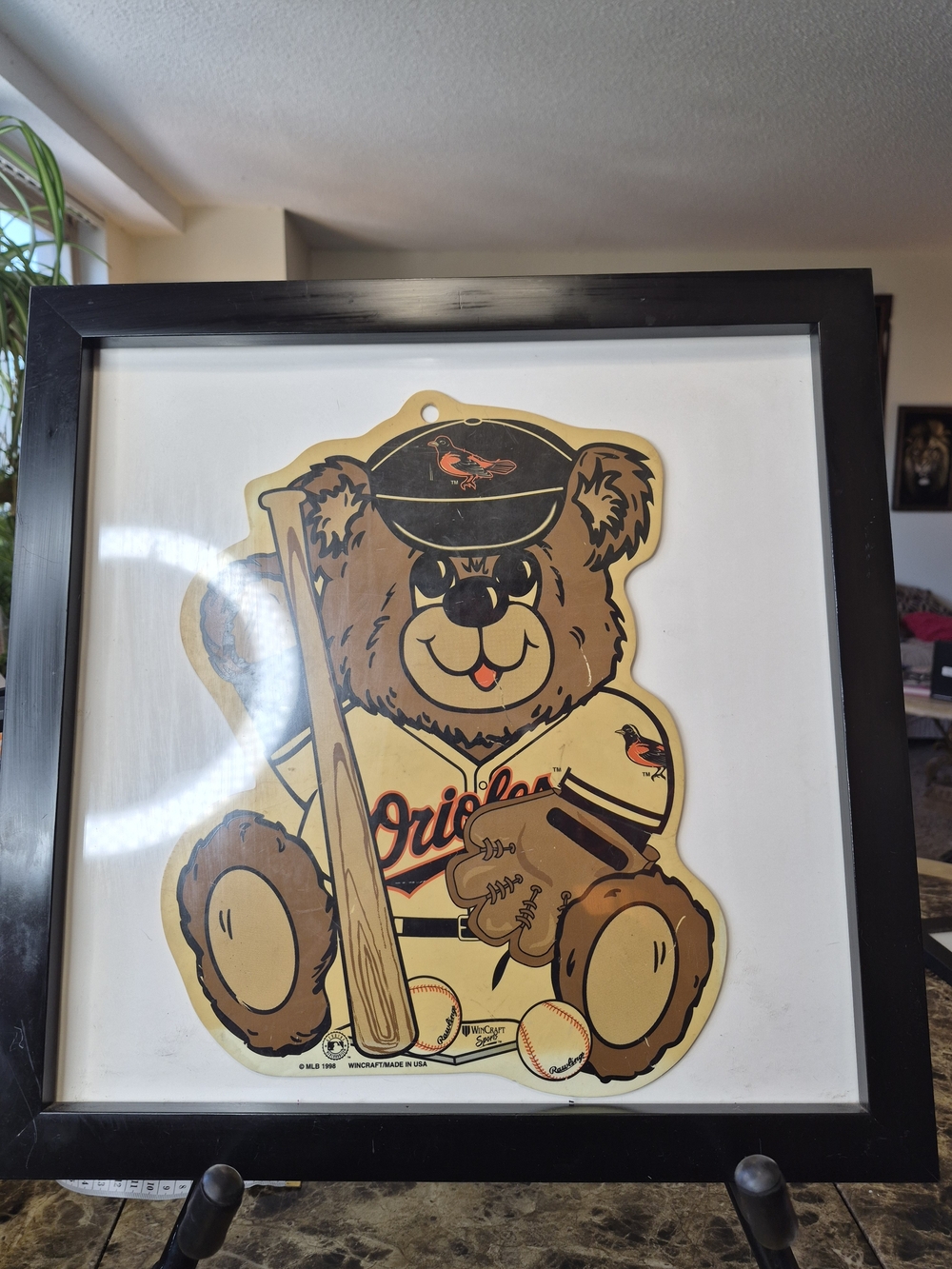 ⚾ L@@K!  Vintage MLB Official 1998 Orioles Mascot Sign ⚾

The product is a vint